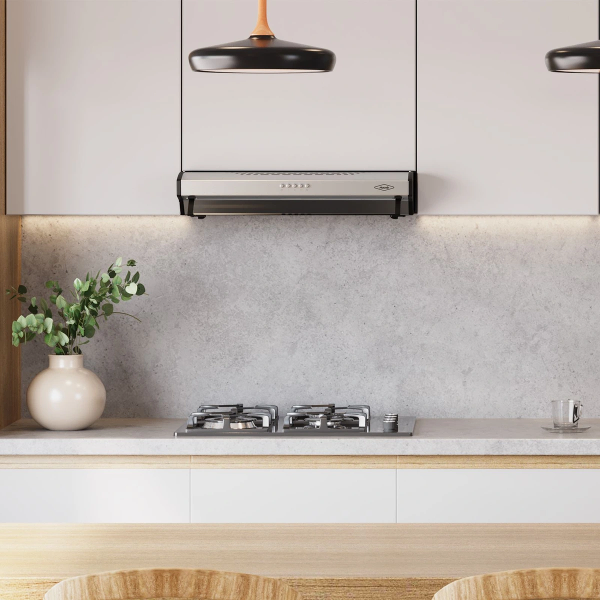 EXTRACTOR DE OLOR HACEB 76CM 3 VELOCIDADES