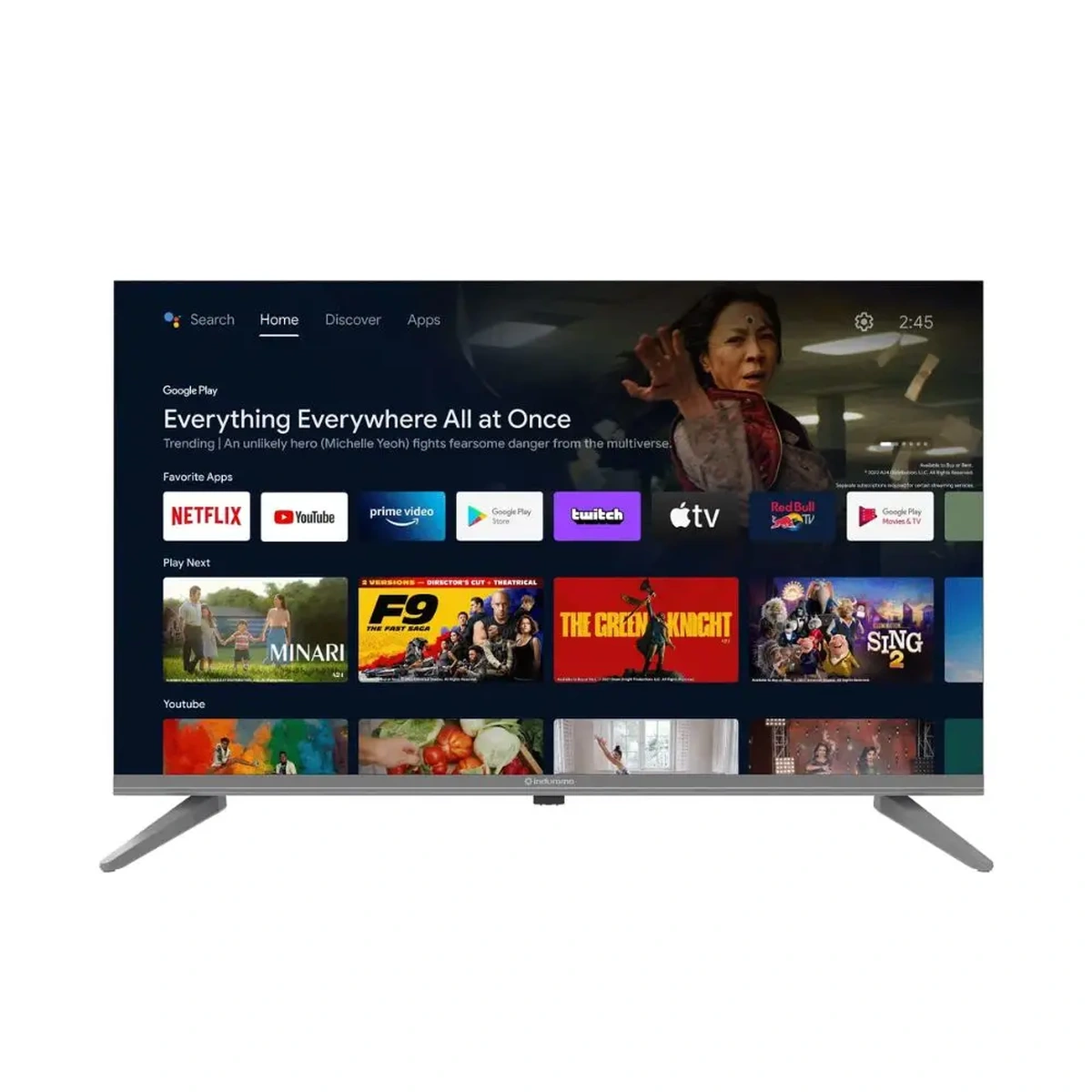 TELEVISOR 32’’ INDURAMA 32TIKHD GOOGLE TV