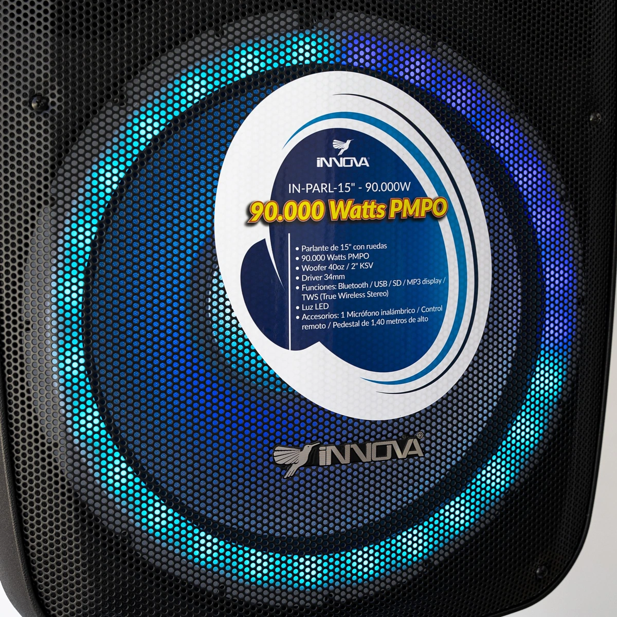 PARLANTE AMPLIFICADO IN-PARL-15” 90000W INNOVA