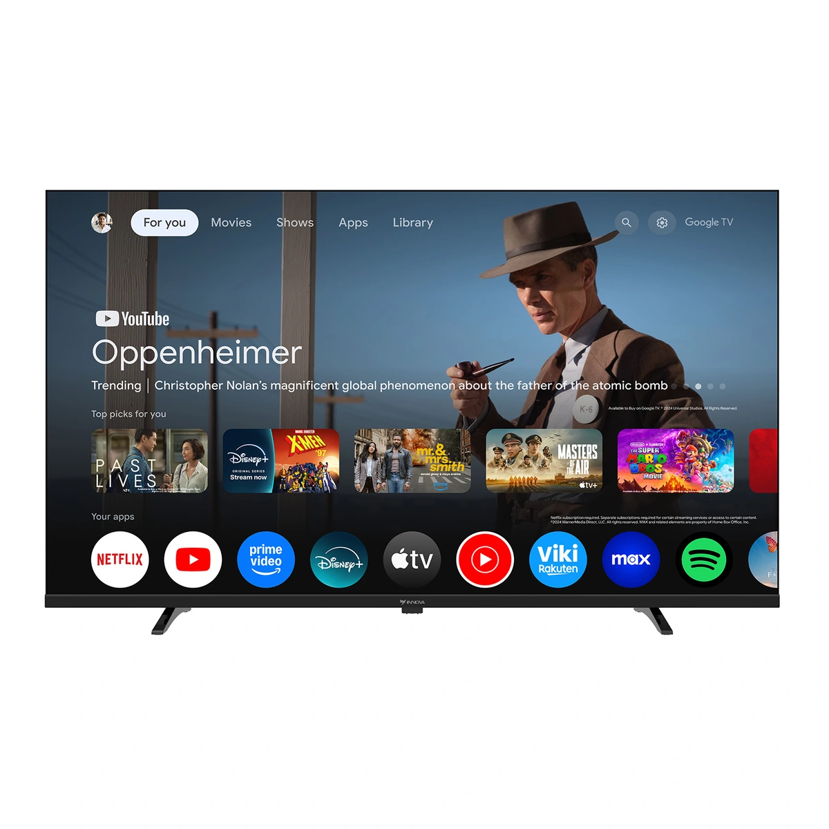 TELEVISOR 40” INNOVA IN-TVLED-40GFHD-MP GOOGLE TV