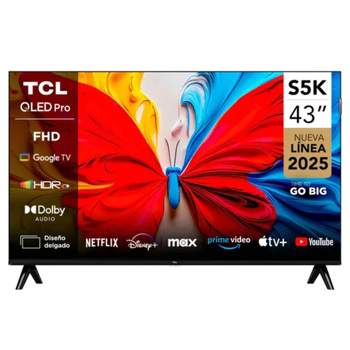 TELEVISOR 43” TCL 43S5K QLED