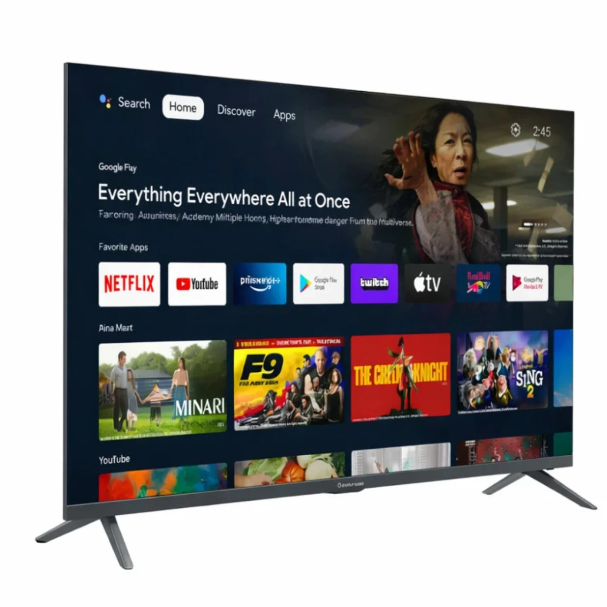 TELEVISOR 58” INDURAMA 58TIKGF5UHD GOOGLE TV 5.0